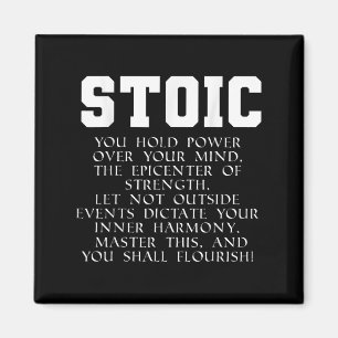 Romanisches Buch Zitat Marcus Aurelius Stoic Magnet