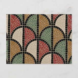 Romanisches Mosaik (Pompeji) Postkarte