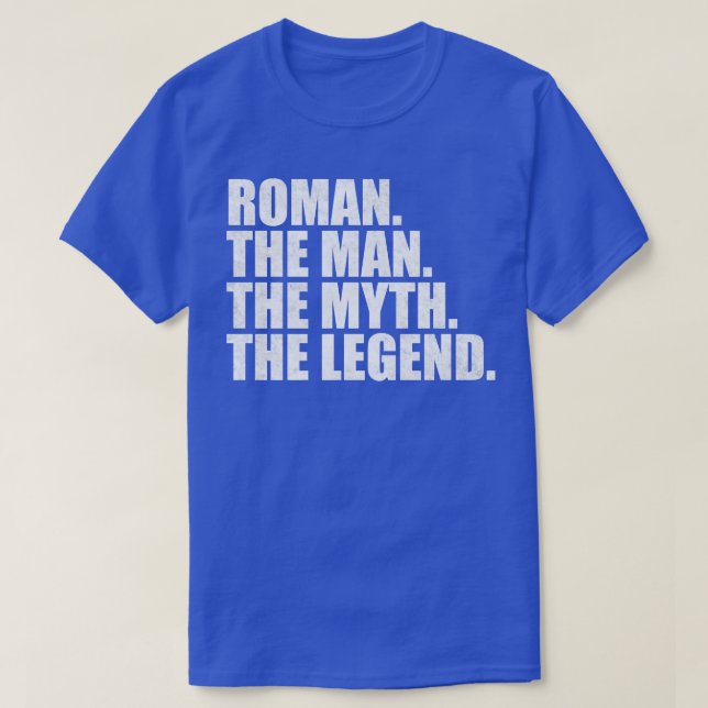 RomanName römischer Name T-Shirt (Design vorne)