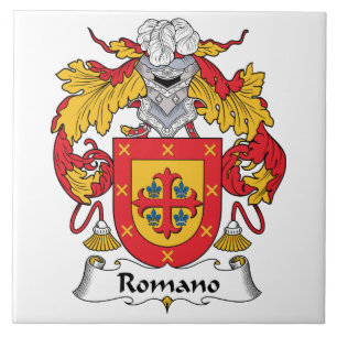 Romano-Familienwappen Fliese