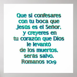 Romanos 10:9 poster