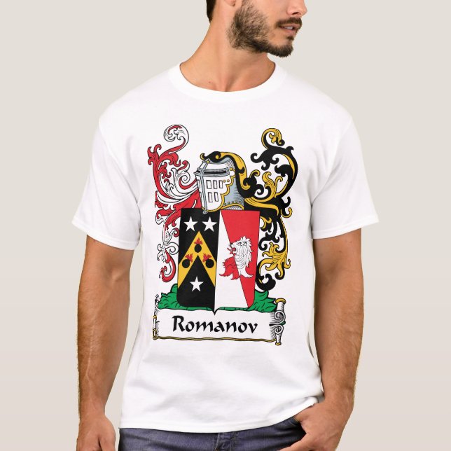 Romanov-Familienwappen T-Shirt (Vorderseite)