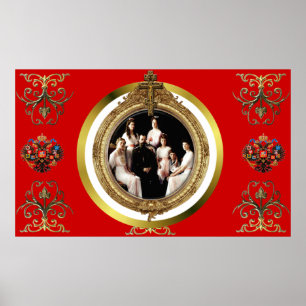 Romanov-Poster der russischen Kaiserfamilie Poster