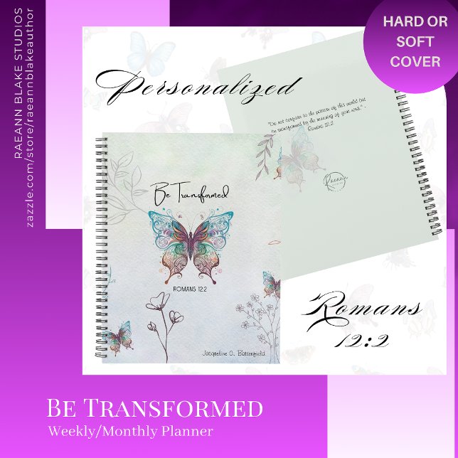 Romans 12:2 Be Transformed Weekly/Monthly Planner Planer (Von Creator hochgeladen)