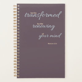 Romans 12:2 Planner Planer