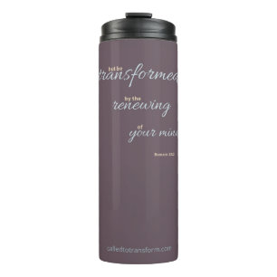 Romans 12:2 Tumbler Thermosbecher