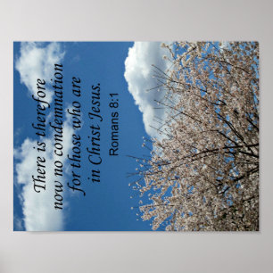 Romans 8:1 There is therefore now no condemnation Poster