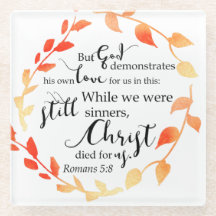 Romans Bibel Zitat Christ Faith-based Fall Wreath
