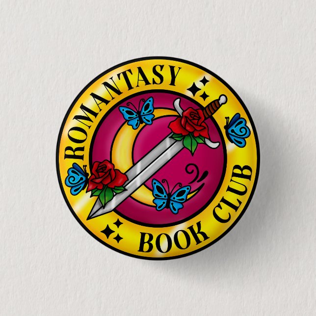 Romantasy Book Club Abzeichen Button (Vorderseite)