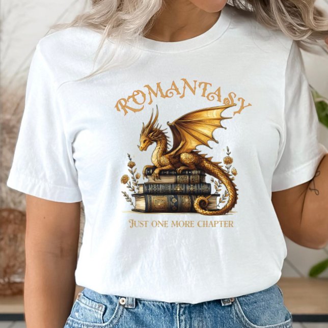 Romantasy Dragon Books Nur noch ein Kapitel T-Shirt (Von Creator hochgeladen)