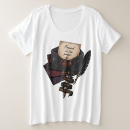 Romantasy, Koffein und Chaos Große Größe T-Shirt