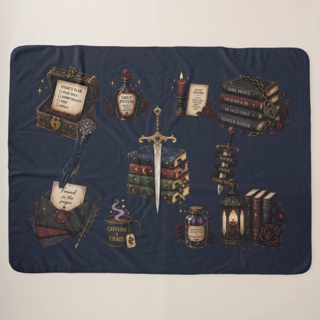 Romantasy, Koffein und Chaos Sherpadecke (Vorderseite (Horizontal))