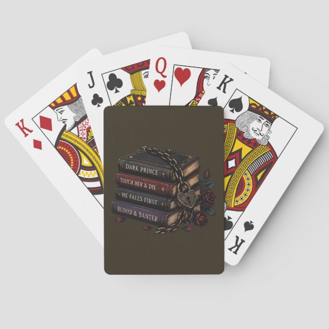 Romantasy, Koffein und Chaos Spielkarten (Rückseite)