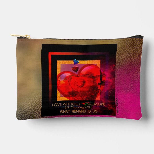 Romantic Art Bag - Love Without Measure  Zubehörtasche (Vorderseite)