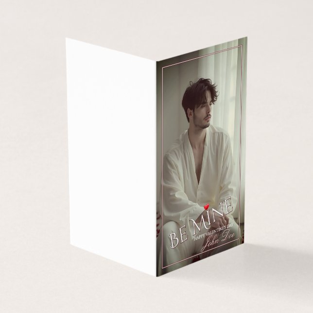 Romantic Be Mine Valentine Design (Vorderseite)