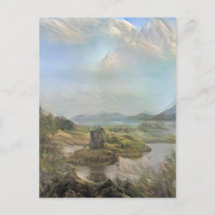 Romantic Castle Stalker Postkarte