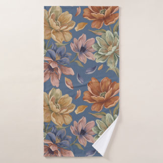 Romantic Cottage Flowers Badhandtuch Set