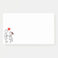 Romantic Couple Post-it® Notes