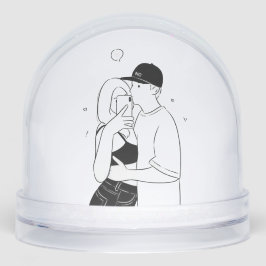 Romantic Couple Snow Globe - Liebe Geschenk für Pa Schneekugeln