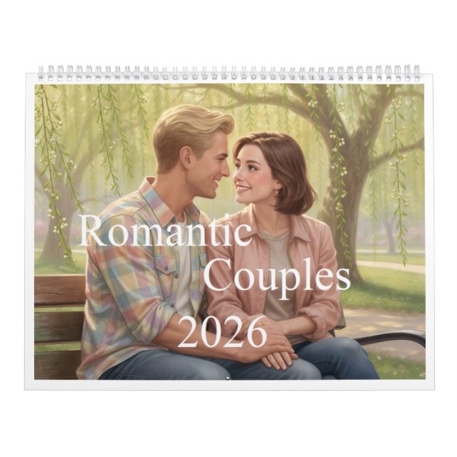 Romantic Couples 2026 Calendar 00B Kalender (Titelbild)