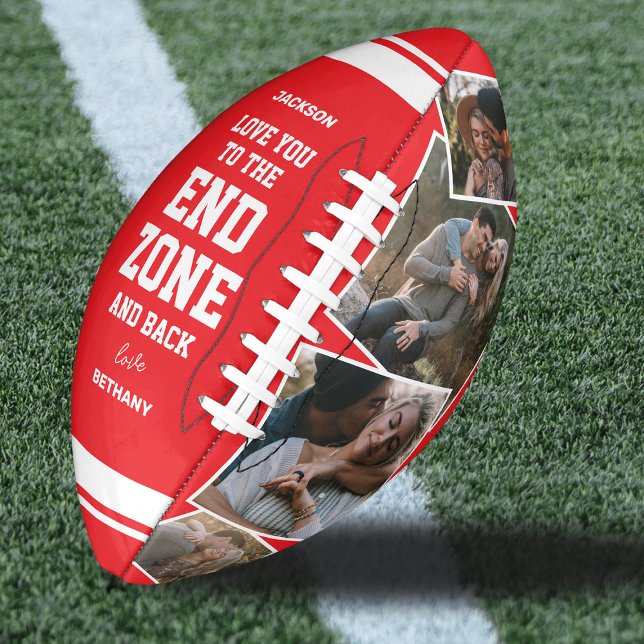 Romantic "End Zone and Back" 4 Photo Football (Von Creator hochgeladen)