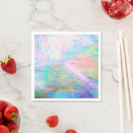 Romantic Floral Abstract – Elegant Boho Fantasy Serviette