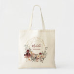 Romantic Floral Bridal Party Tragetasche<br><div class="desc">Show your bridal party how much you appreciate them with our Romantic Floral Bridal Party Tote! Designed with vintage florals in shades of burgundy and wine,  this tote is sure to impress you friends and family. Personalize with your text to create the perfect gift.</div>