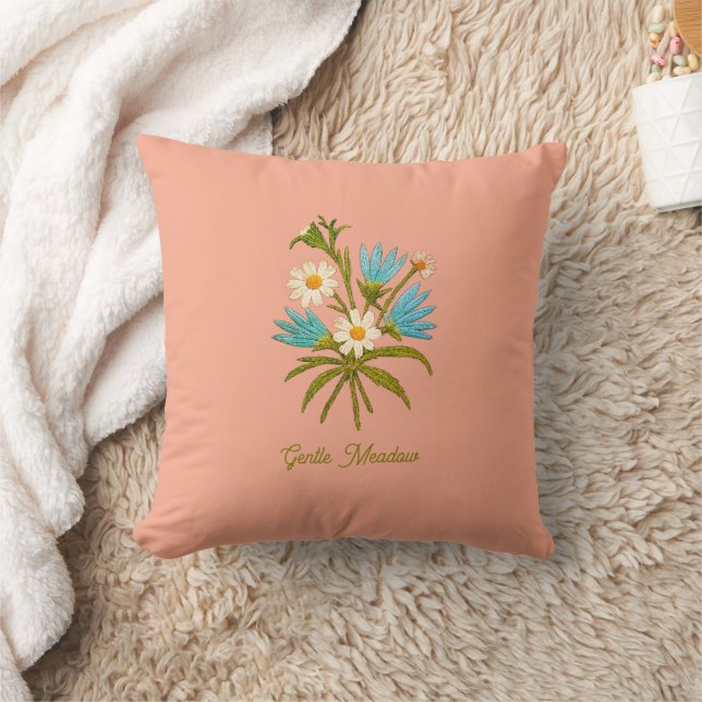 Romantic Flower – Botanical Fantasy Bouquet Pillow Kissen (Decke)
