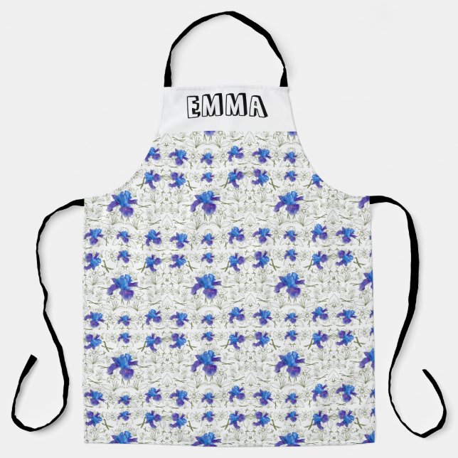 Romantic flowers in English cottage garden Schürze (Vorderseite)