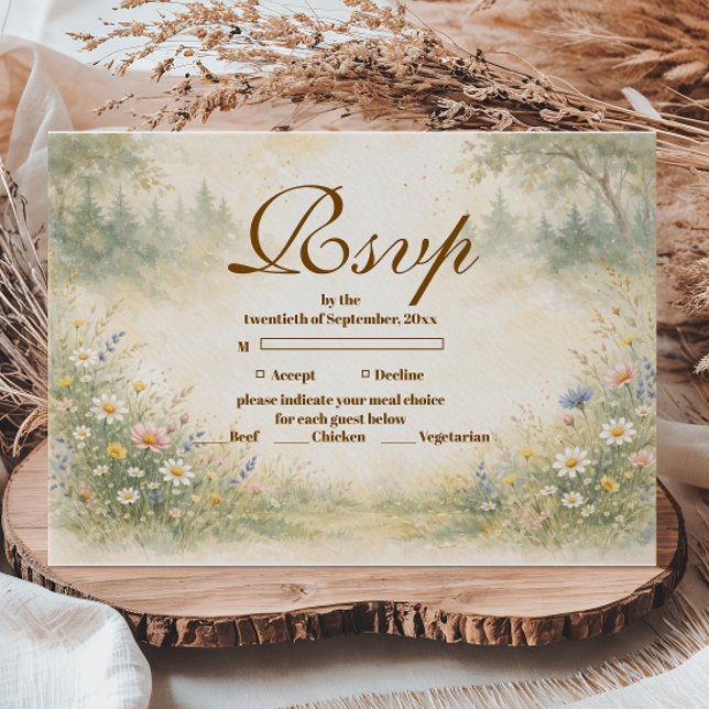 Romantic Garden Bloom Quinceañera RSVP Karte (Von Creator hochgeladen)