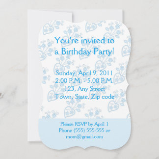 Romantic Girl Birthday Party Einladung