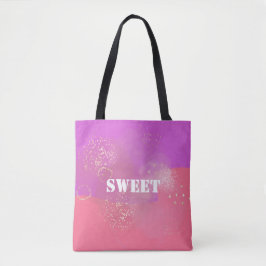 Romantic glitter pink art