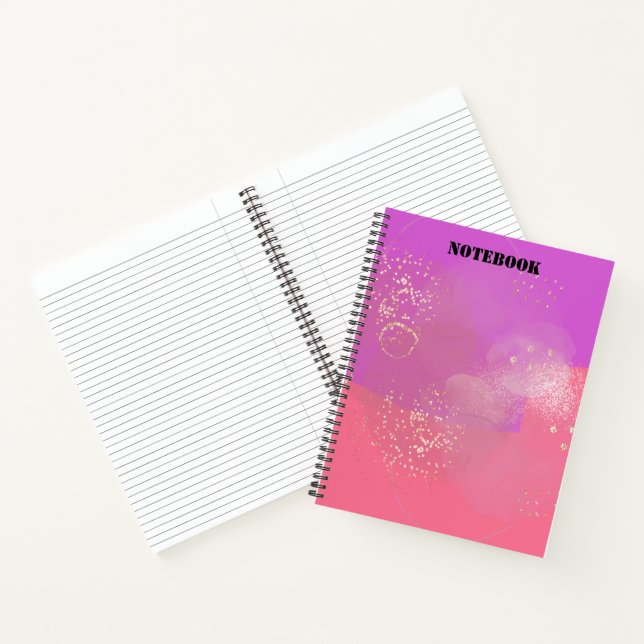 Romantic glitter pink art notizbuch (Innenseite)