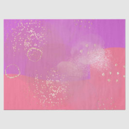 Romantic glitter pink art seidenpapier