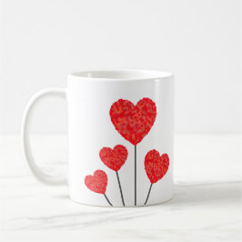 Romantic Heart Balloons Mug Kaffeetasse