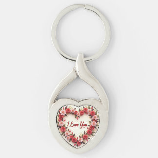 Romantic Heart Keychain - Ich Liebe Sie Geschenk Schlüsselanhänger