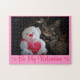 Romantic Kitty Valenpuzzle Puzzle