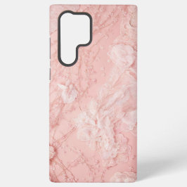 Romantic Lace Pink Floral & Pearl Phone Case Samsung Galaxy Hülle