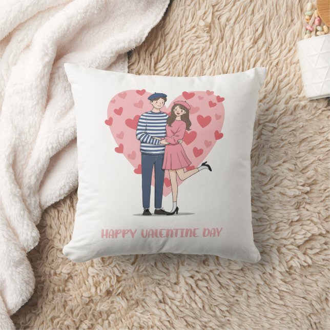 Romantic Love Cushion | Valentine Gift for Couples Kissen (Decke)