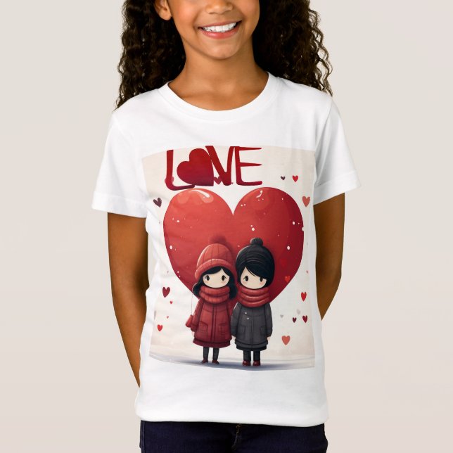 Romantic Love Quote Design  T-Shirt (Vorderseite)