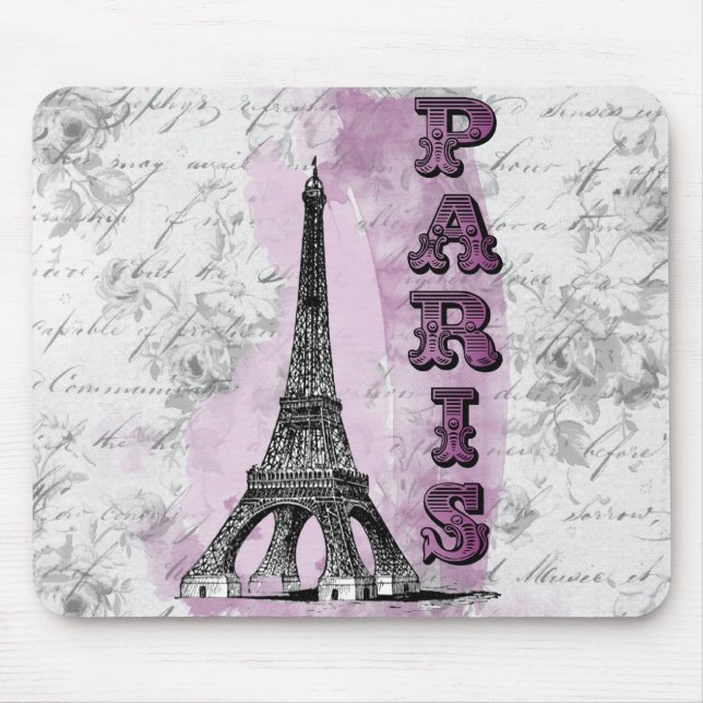 Romantic Paris Mousepad (Vorne)