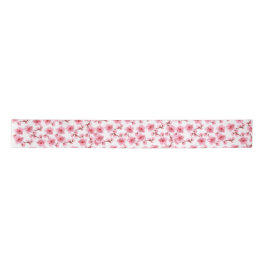 Romantic pink Cherry blosson Satinband