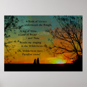 romantic poem - Rubaiyat of Omar Khayyam Poster