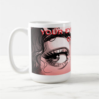 Romantic Pop Art Eyes: "Your Eyes Are the Ocean" G Kaffeetasse
