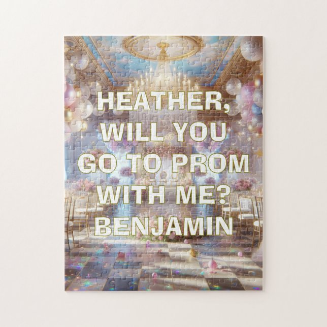 Romantic Promposal | Go to Prom with Me Puzzle (Vertikal)