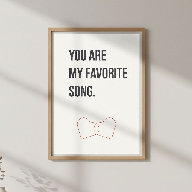 Romantic Quote Wall Art, Minimal Love Decor Poster (Von Creator hochgeladen)