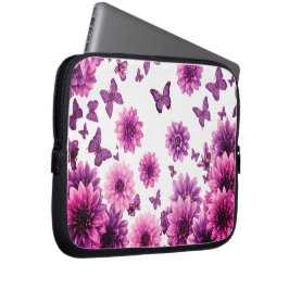 Romantic Rosy Floral Laptopschutzhülle
