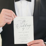 Romantic Script EDITABLE COLOR Wedding Invitation Dankeskarte<br><div class="desc">Modern design by © berryberrysweet . Printable digital files and matching items are available! Visit our website at www.berryberrysweet.com for more details!</div>