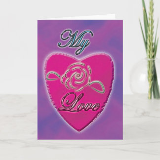 Romantic Shakespeare Valentine Feiertagskarte