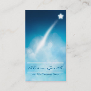 Romantic Shooting business star card Visitenkarte